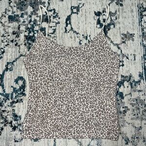 Cheetah Print Tank Top